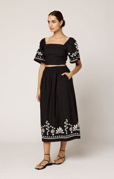 CLEOBELLA ASHLEEN MIDI SKIRT